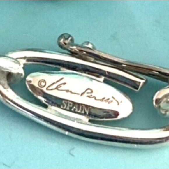 TIFFANY & CO Peretti Sterling Silver Bracelet Jade, Lapis, Jasper, Rock Crystal - Picture 6 of 7